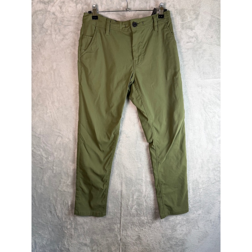 686 Everywhere Collection Pants Mens 30x30 Green Slim Fit Technical Travel Chino